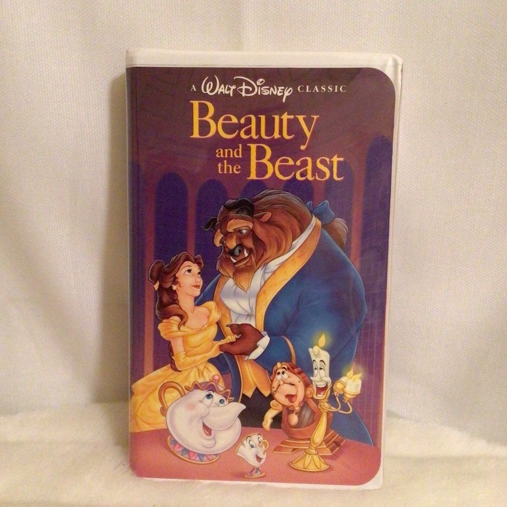 Walt Disney VHS Beauty and The Beast 1992 Black Diamond Classic